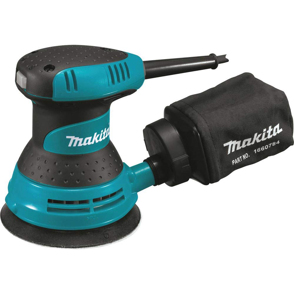 Makita BO5030K 5-Inch Random Orbital Sander with Dust Extraction & Carrying Case - Perfect for Woodworking, Sanding Floors, and DIY Home Projects