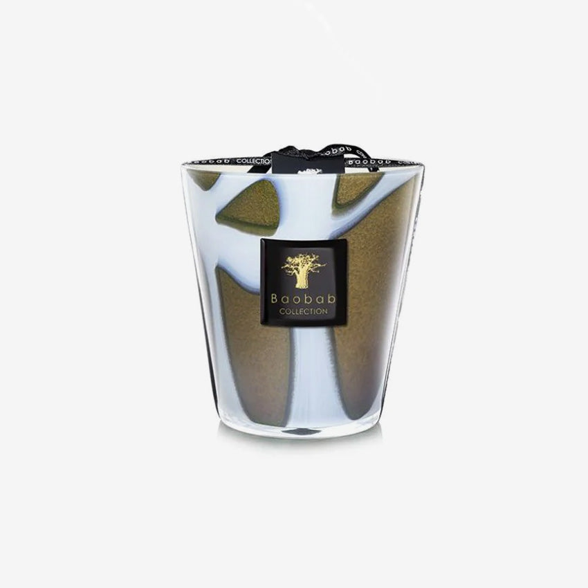 Baobab Collection Agate Scented Candle - Natural Stone Aromatherapy Candle for Home, Spa & Meditation Relaxation
