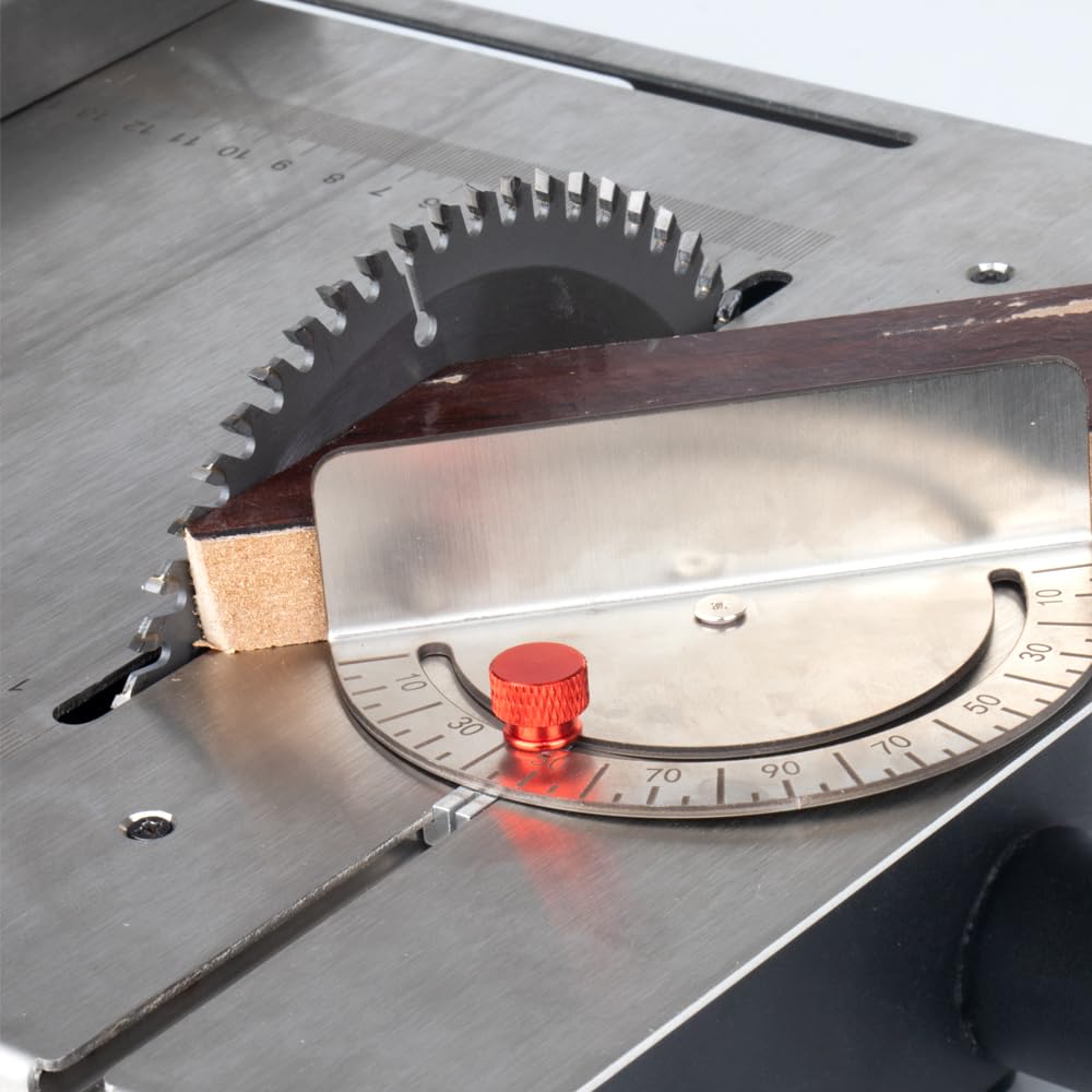 VISLONE 2500W Mini Table Saw - Stainless Steel Woodworking Tool for DIY & Decoration Projects