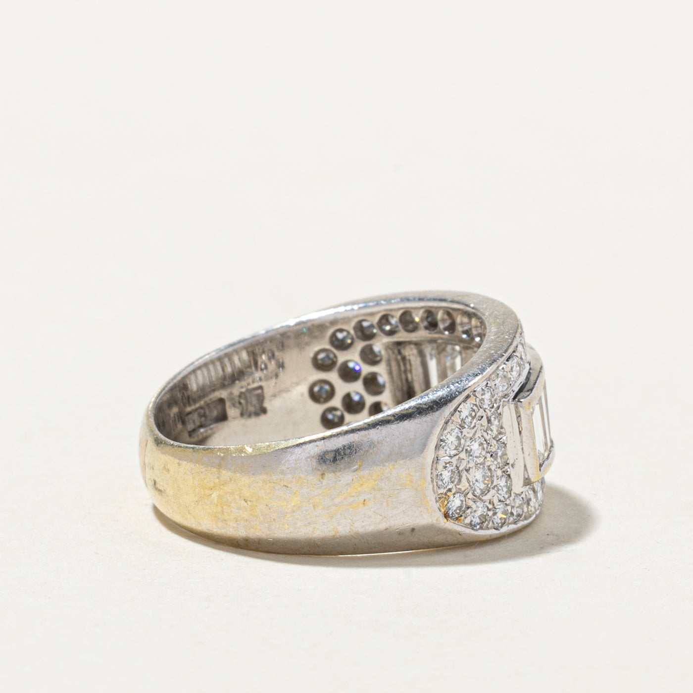 1.23ctw Multi-Cut Diamond Cocktail Ring for Women - Size 5.5 | Elegant Statement Jewelry for Parties, Weddings & Special Occasions