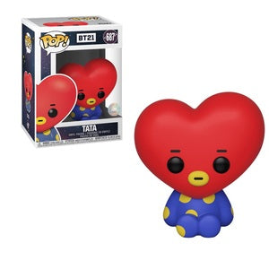 BT21 Pop! Vinyl Figure Tata [687] - Cute Collectible K-Pop Merchandise for BTS Fans, Home Decor & Gift Idea