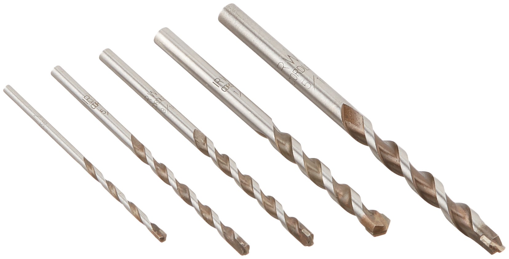 Irwin Tools 4935078 Multi-Material 5-Piece Drill Bit Set for Wood, Metal & Plastic - Perfect for DIY Projects, Home Repairs & Professional Use