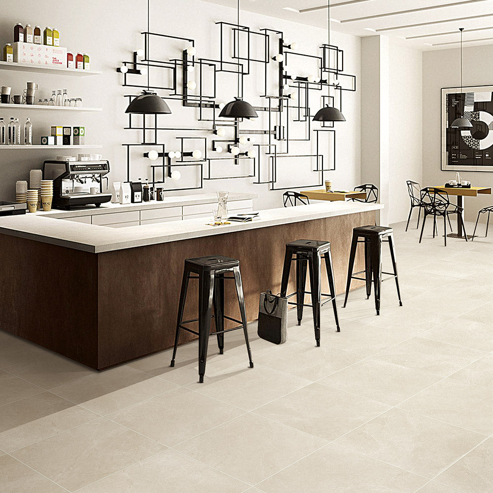 Premium 400x600x20mm Outdoor Porcelain Tile - Sand Color Pencil Edge Bullnose (Per Piece) - Perfect for Patios, Pool Decks & Garden Pathways