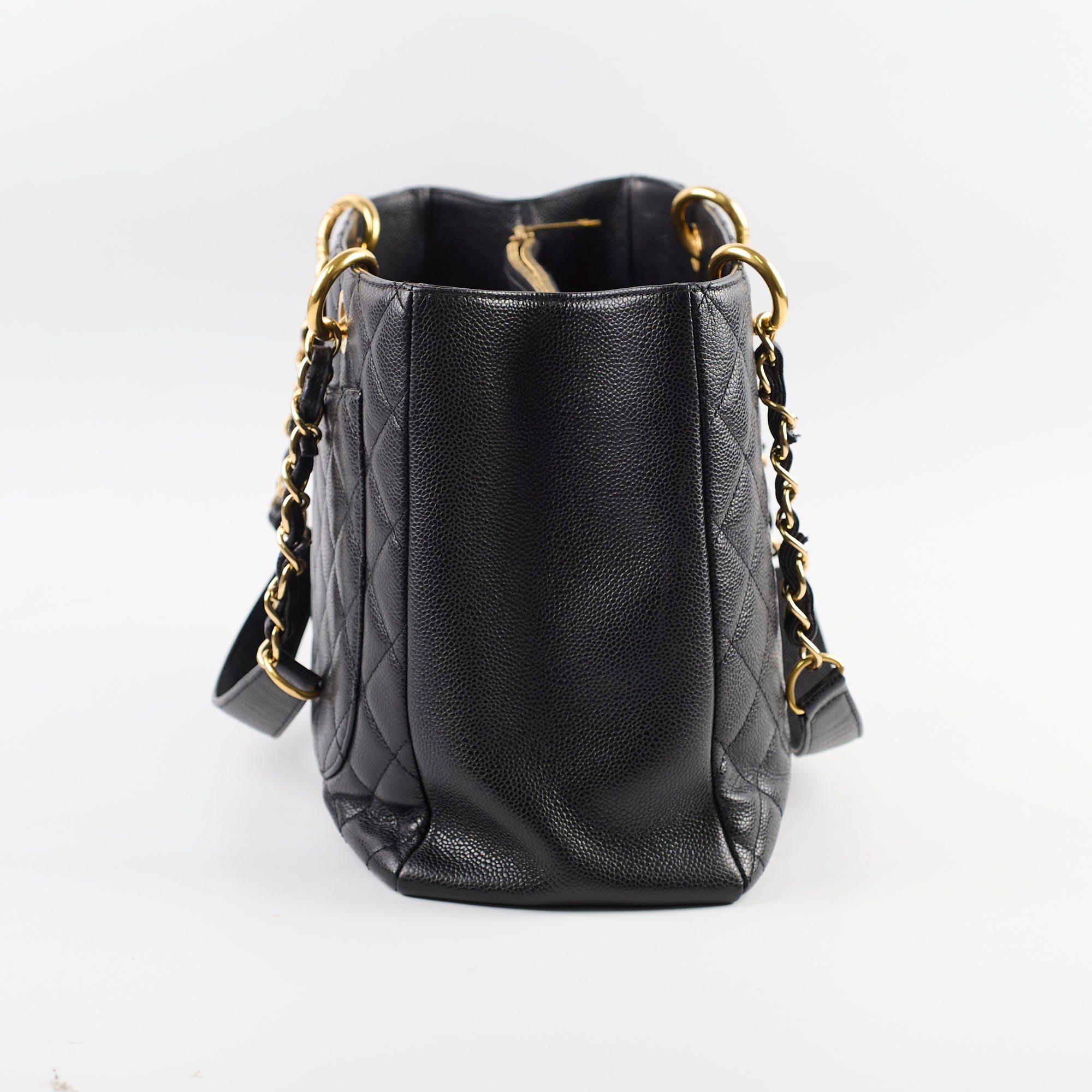 Chanel Caviar Leather Grand Shopping Tote GST Handbag - Luxury Black Designer Shoulder Bag for Women | Perfect for Work, Travel & Everyday Use