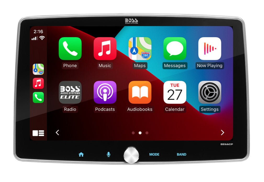 BOSS BE9ACP Single DIN Car Stereo - 9
