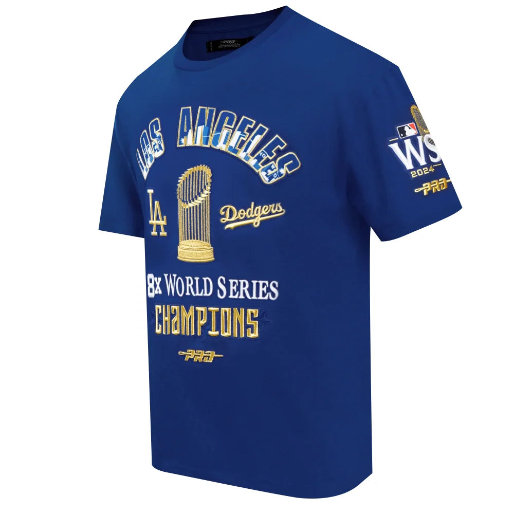 Men's Pro Standard Los Angeles Dodgers 2024 World Series Champions T-Shirt - Official Baseball Fan Jersey for Games & Casual Wear