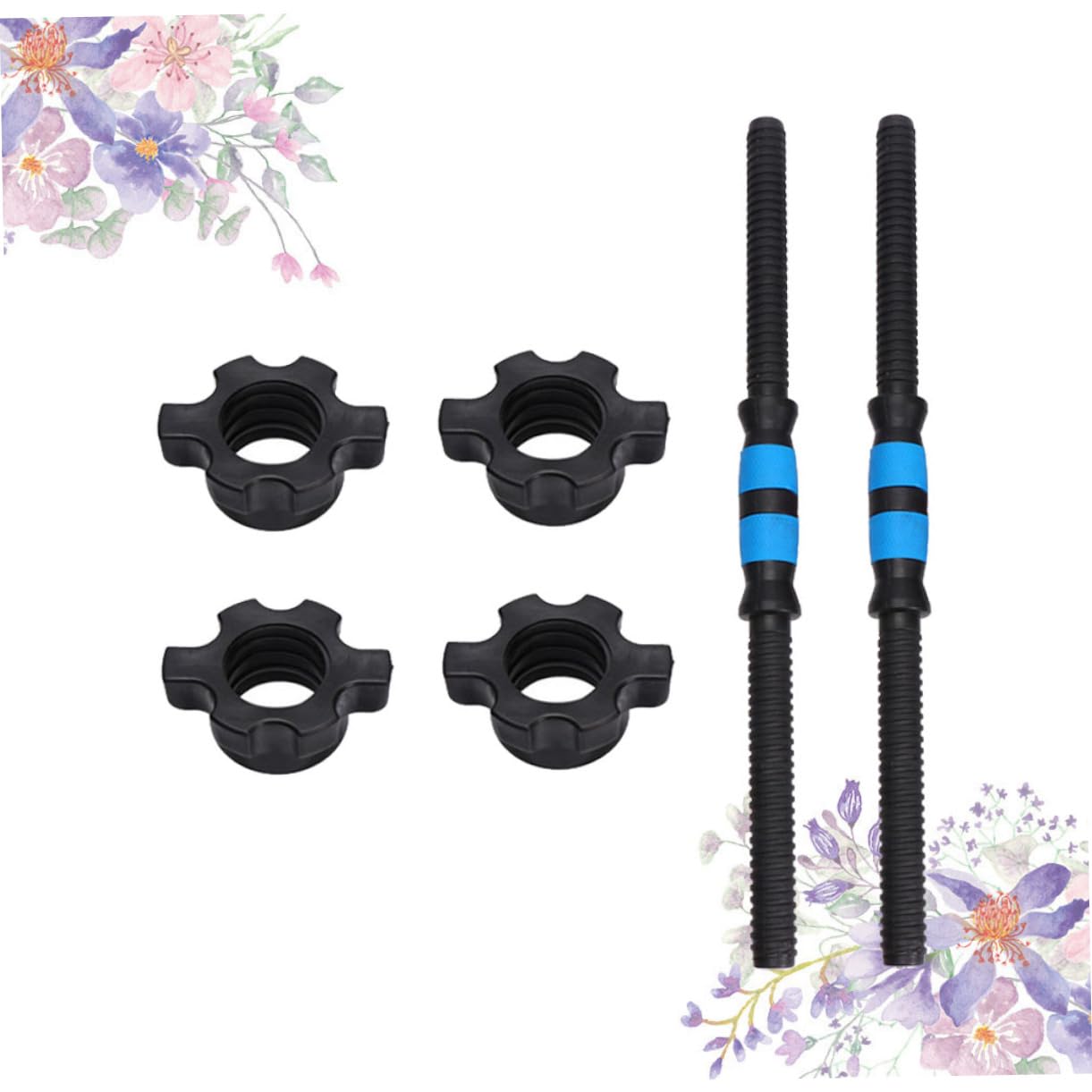 Adjustable PVC Dumbbell Bar with Fitness Con Vite Set - Perfect for Home Gym, Strength Training & Weightlifting Workouts