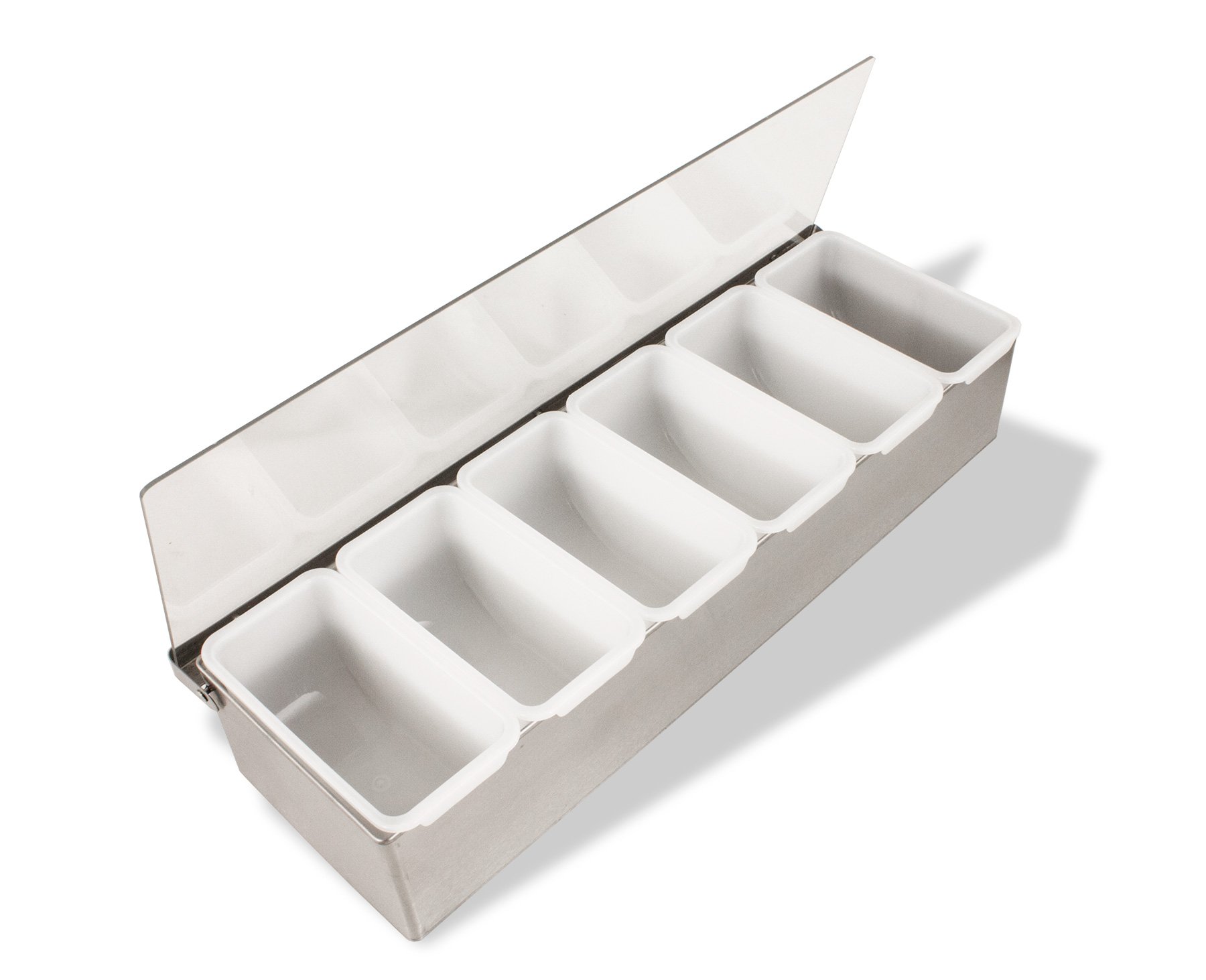Crestware 6-Piece Condiment Dispenser Set - Stainless Steel Squeeze Bottles for Ketchup, Mustard, Mayo & More - Perfect for Restaurants, BBQs, and Home Kitchens