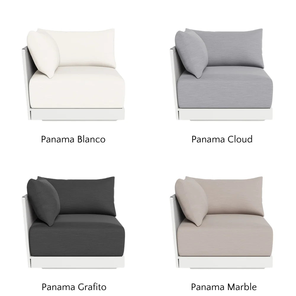 Antigua Outdoor Corner Sectional Sofa Set - Waterproof Wicker Patio Furniture with Cushions - Perfect for Backyard, Poolside & Garden Relaxation
