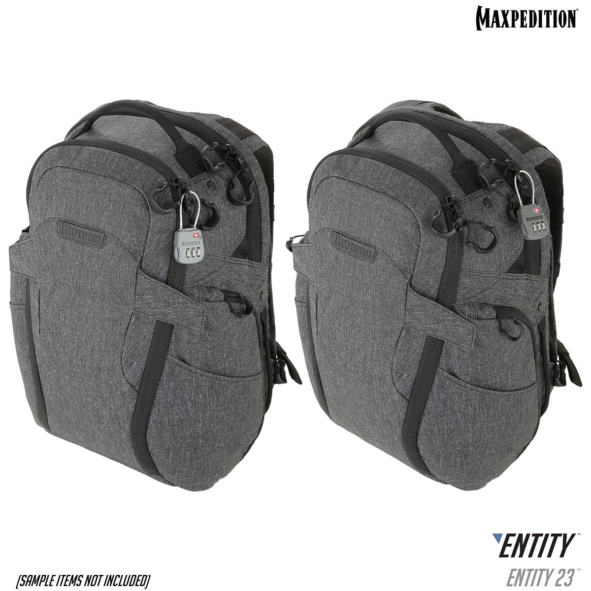 Entity 23™ CCW Concealed Carry Laptop Backpack 23L - Waterproof Anti-Theft Business Travel Backpack for Men & Women - Perfect for Office, College, Airplane & Everyday Commute