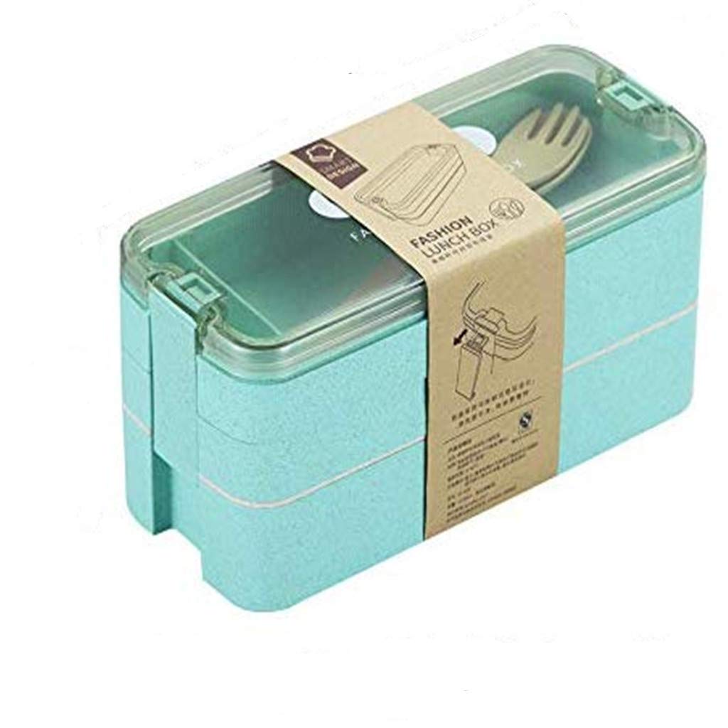 Insulated Lunch Box for Coffee Shop, Office & School - Double Compartment Bento Box with Heating Function for Students & Professionals - Perfect for Meal Prep, Work Lunches & On-the-Go Dining