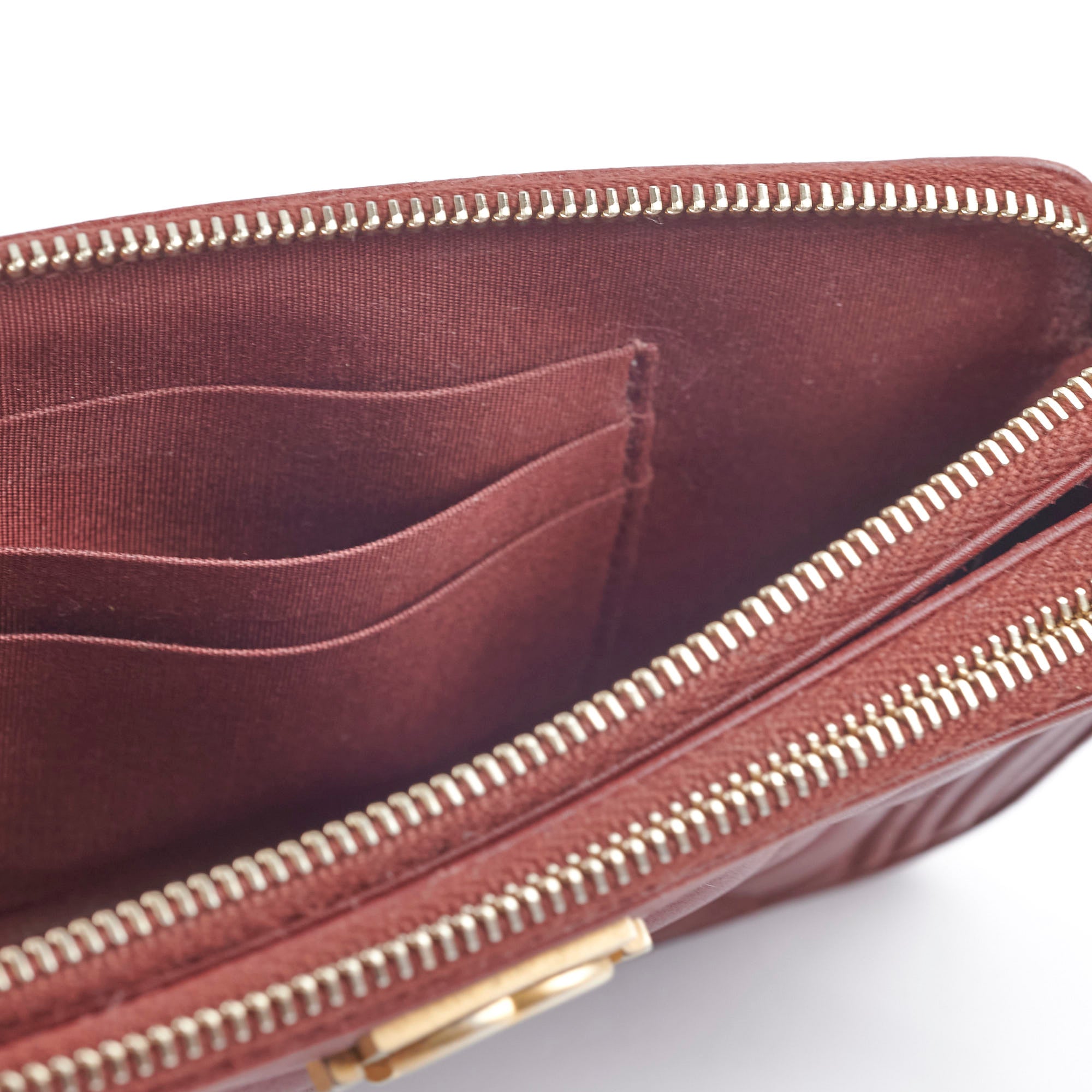 Chanel Boy Long Wallet in Burgundy - Luxury Leather Wallet for Women, Perfect for Everyday Use & Special Occasions