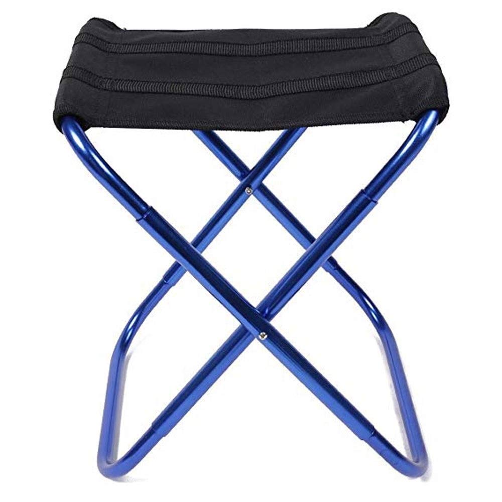 Ultralight Aluminum Alloy Folding Chair - Portable Outdoor Camping Chair with Unique Hinge Design for Beach, Fishing, BBQ, Picnic & Road Trips - Compact & Durable Travel Stool for Backpacking, Hiking & Tailgating