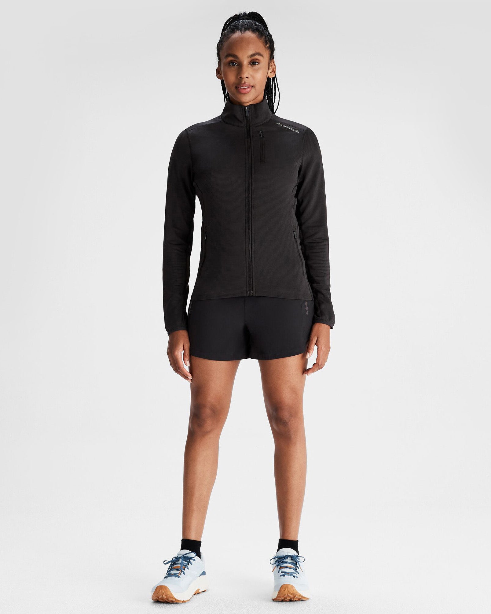 Women's Seeker Fleece Jacket - Soft Warm Winter Outerwear, Black Stingray Color | Perfect for Hiking, Camping & Outdoor Activities