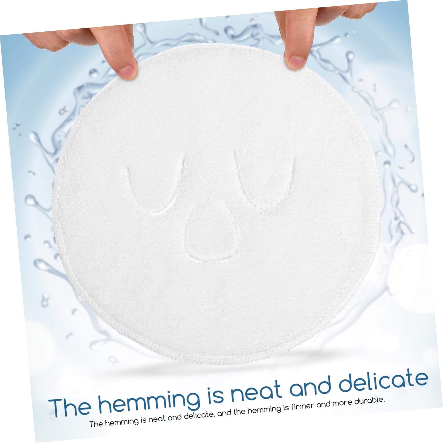 Reusable Cold/Hot Face Masks 2PCS - Beauty Compress Towels for Skin Care & Relaxation