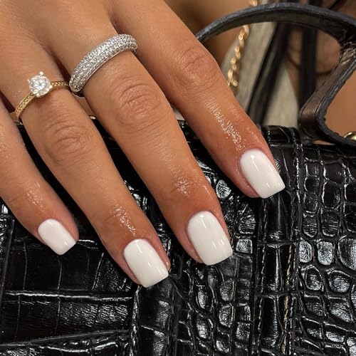 glossy white