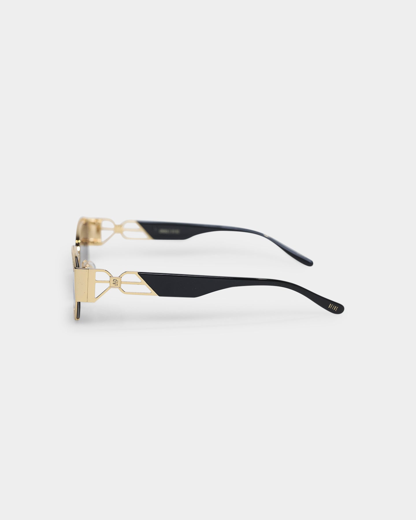 9FIVE The Cross Sunglasses for Men & Women - Polarized Black/Gold Aviator Style - Perfect for Driving, Beach & Outdoor Activities