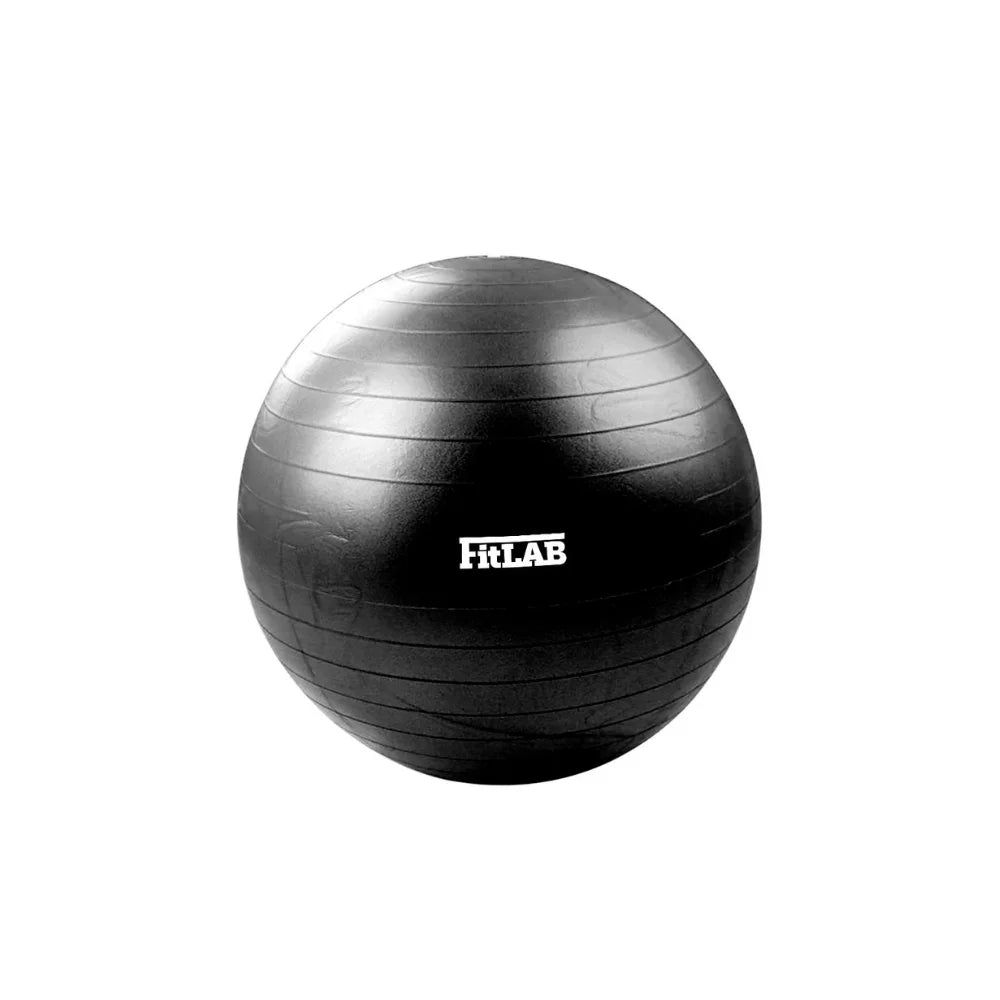 Fitlab Anti-Burst Exercise Ball for Yoga, Pilates & Home Workouts – Heavy Duty Stability Ball for Fitness, Pregnancy & Physical Therapy