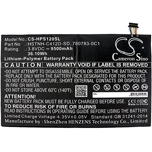 Original HP K7X87AA Replacement Battery for HP Pro Slate 12 Tablet - Compatible with K7X87AA#ABA, K7X88AA, QC8074 Models - Long-Lasting Power for Work & Travel