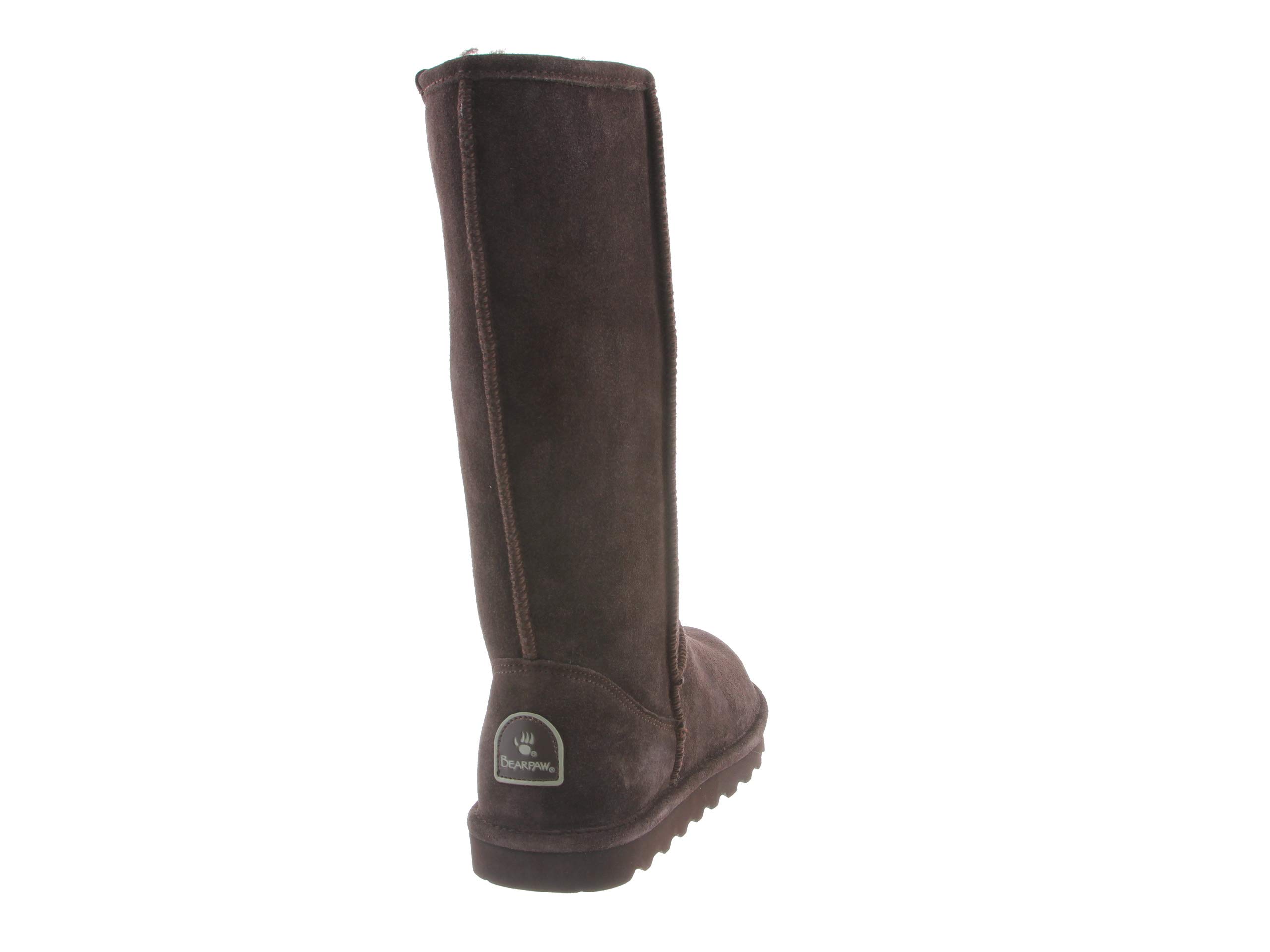 BEARPAW Women's Elle Tall Wide Winter Boots - Classic Suede Slip-On Ankle Boots for Women | Warm Comfortable Snow Boots in Multiple Colors | Perfect for Winter Hiking, Casual Wear & Snowy Days