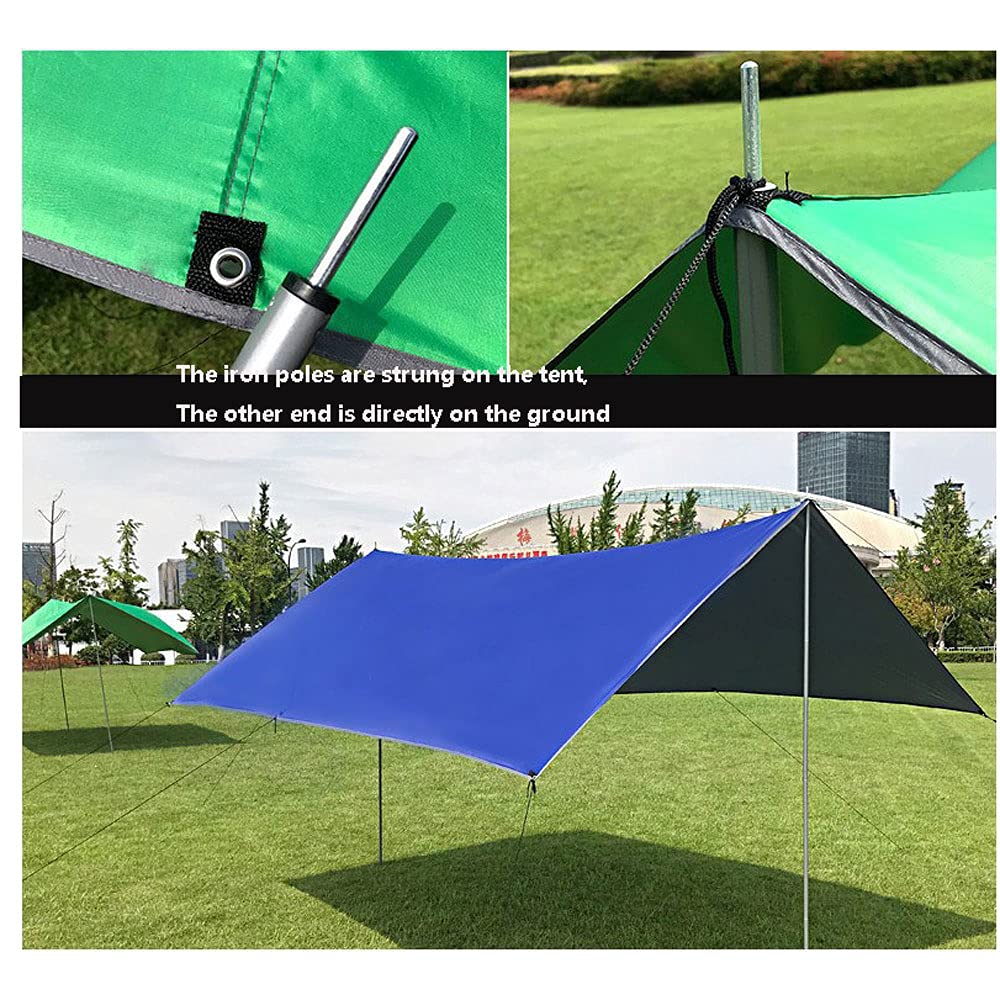 Waterproof Hammock Rain Fly Tent Tarp - Portable Camping Shelter & Sunshade for Outdoor Adventures, Backpacking, Hiking, and Snow Camping - Perfect for Hammock Protection, Pergola Canopy, and Beach Sun Shelter