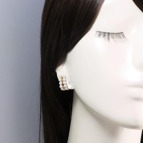 18K Yellow Gold Pearl Earrings - Vintage & Elegant Jewelry for Women | Perfect for Weddings, Parties & Special Occasions
