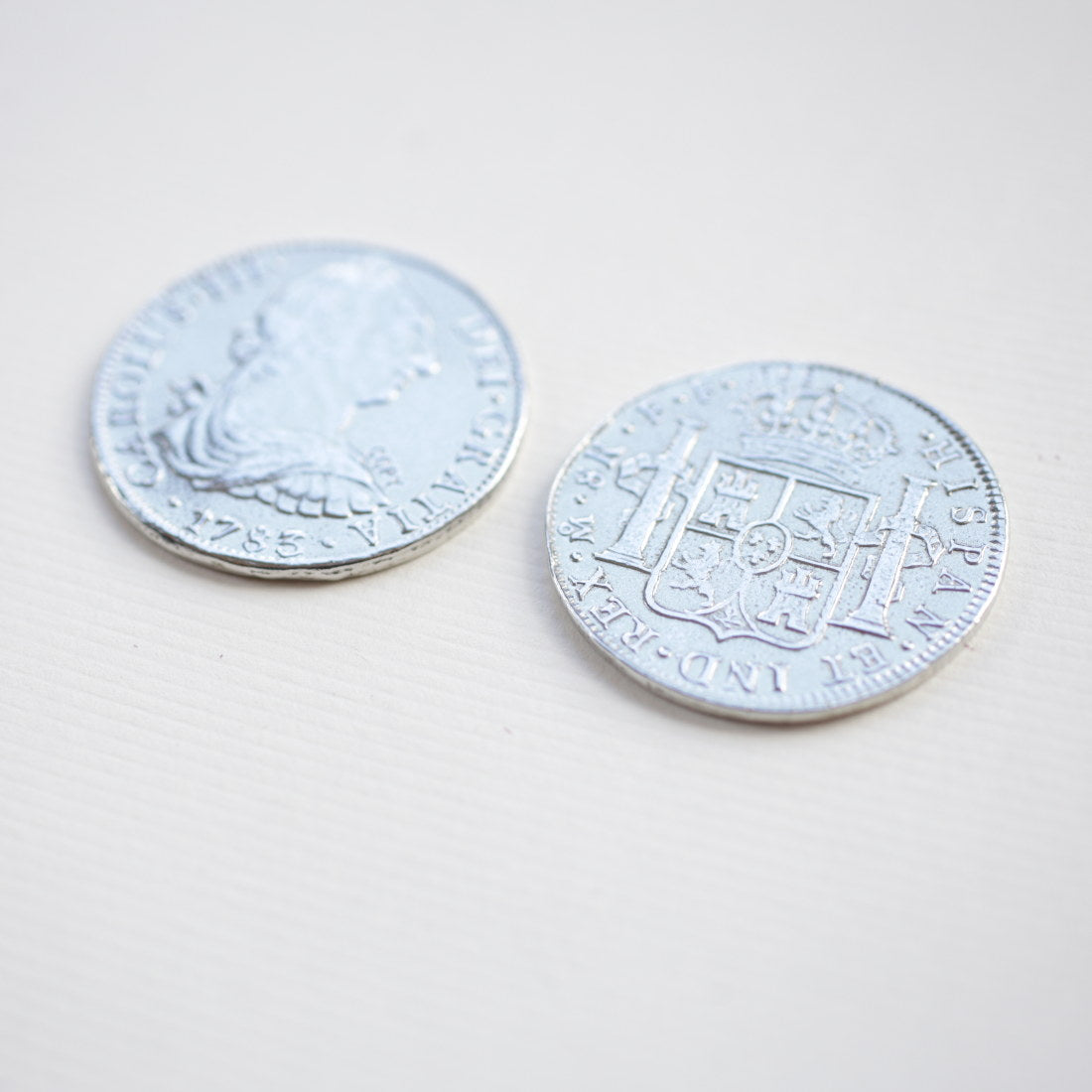 Authentic 1783 Piece of Eight Spanish Silver Coin - Rare Collectible Coin for History Buffs & Numismatists | Perfect for Coin Collections, Historical Displays & Investment Portfolios