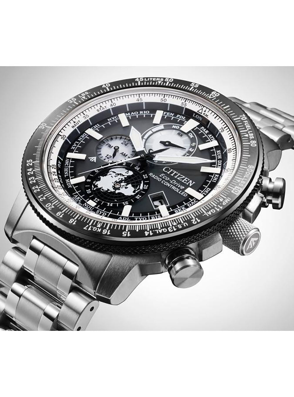 CITIZEN PROMASTER SKY Eco-Drive GEO TREKKER BY3006-53H Men's Solar-Powered Watch with Japan Movement - Perfect for Outdoor Adventures, Hiking, and Travel