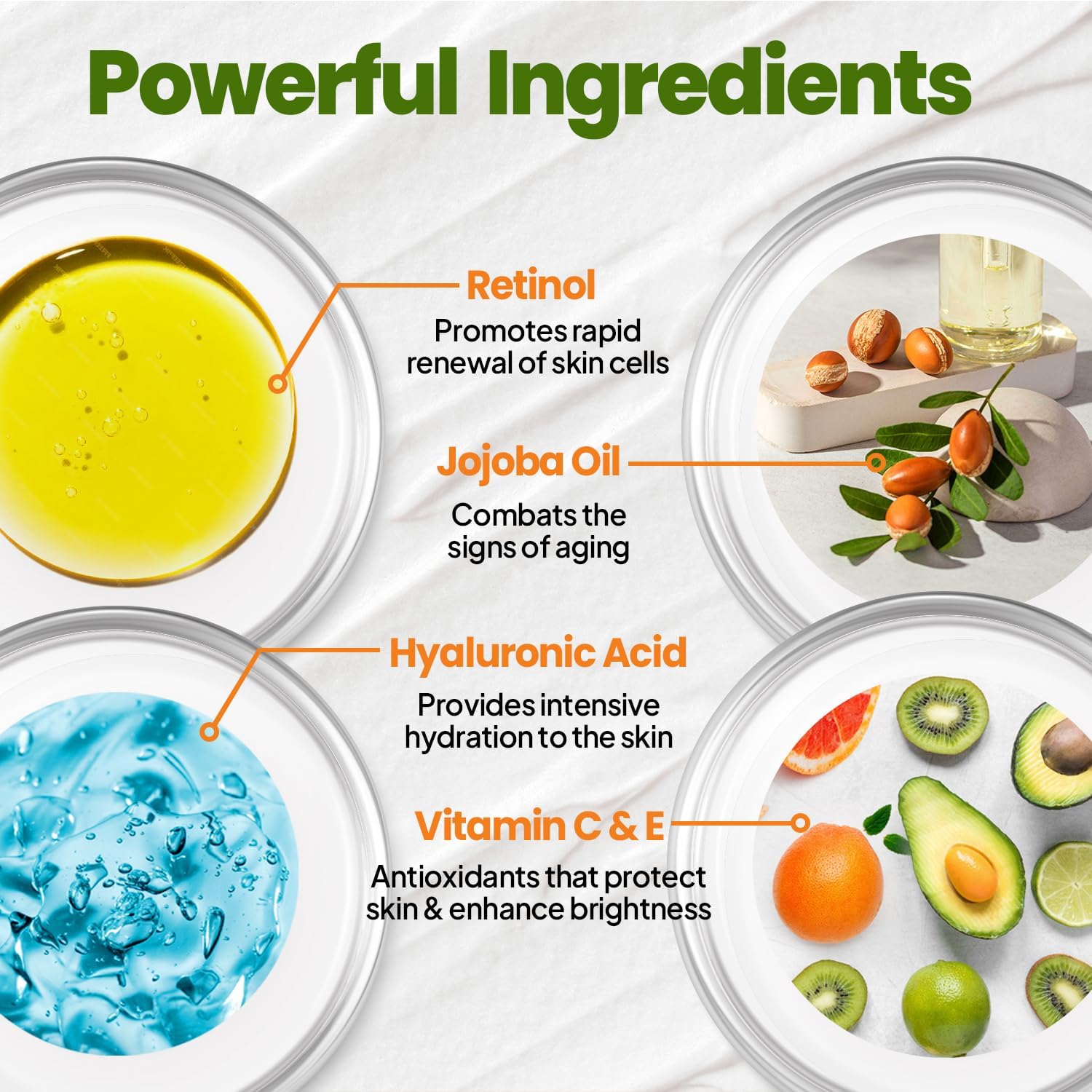 Hydrating Face Cream for Women - Moisturizing Facial Cream for All Skin Types | Day & Night Skincare Routine, Dry & Sensitive Skin Care