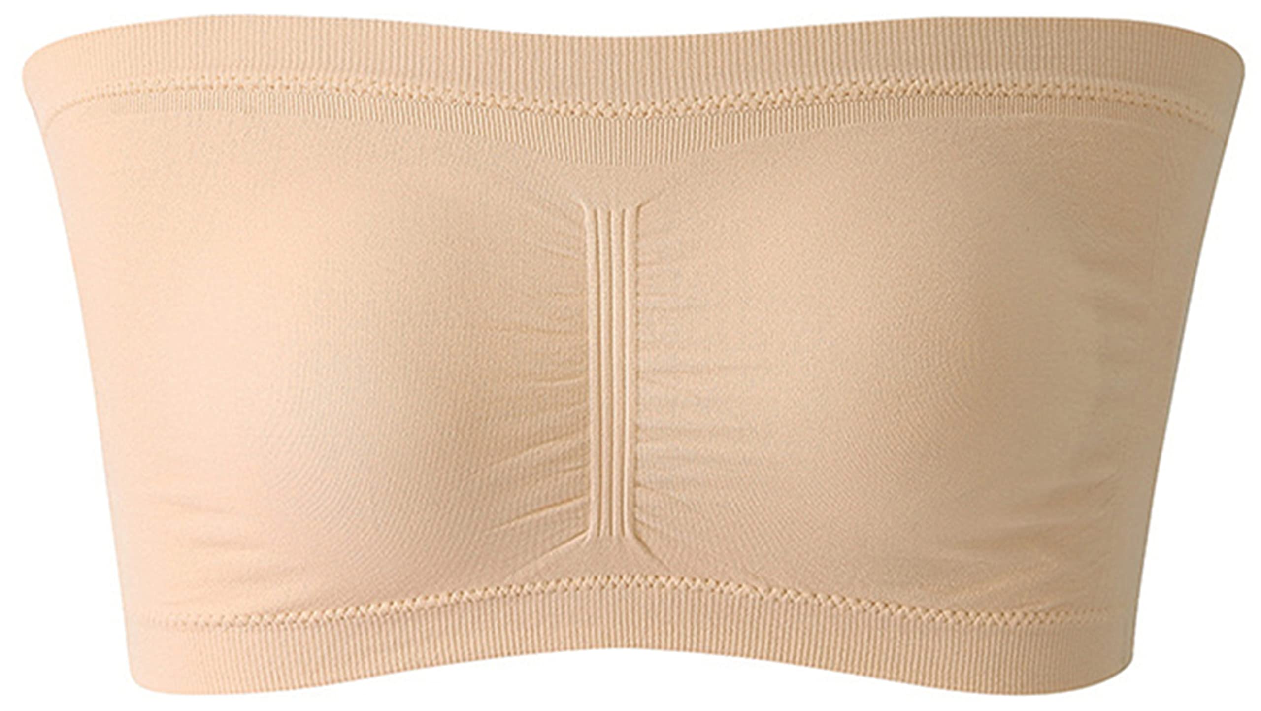 Umeyda Seamless Bandeau Strapless Bras for Girls - Comfortable Invisible Bra for Teens, Yoga, Sports & Everyday Wear