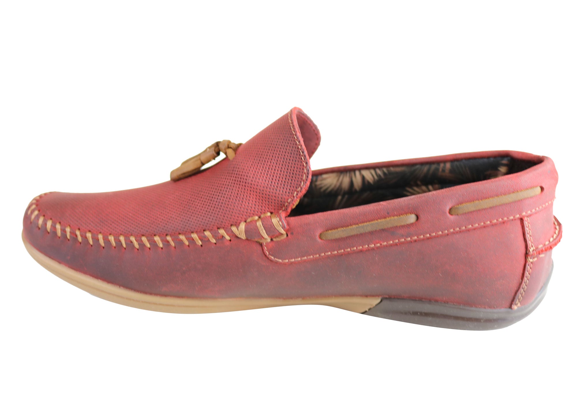 Ferricelli Enzo Men's Comfortable Leather Casual Loafers - Handmade in Brazil - Perfect for Business Casual & Weekend Outings