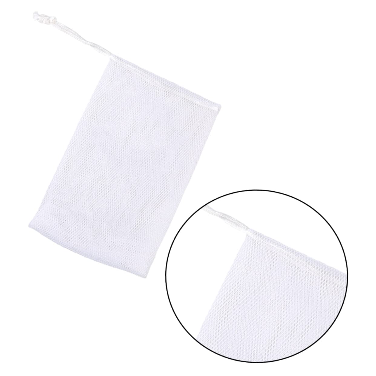 10-Pack Foaming Soap Nets with Lid - Mesh Soap Bags for Bar Soap, Shower & Facial Cleansing | Travel-Friendly Soap Savers for Bathroom, Gym & On-the-Go Use