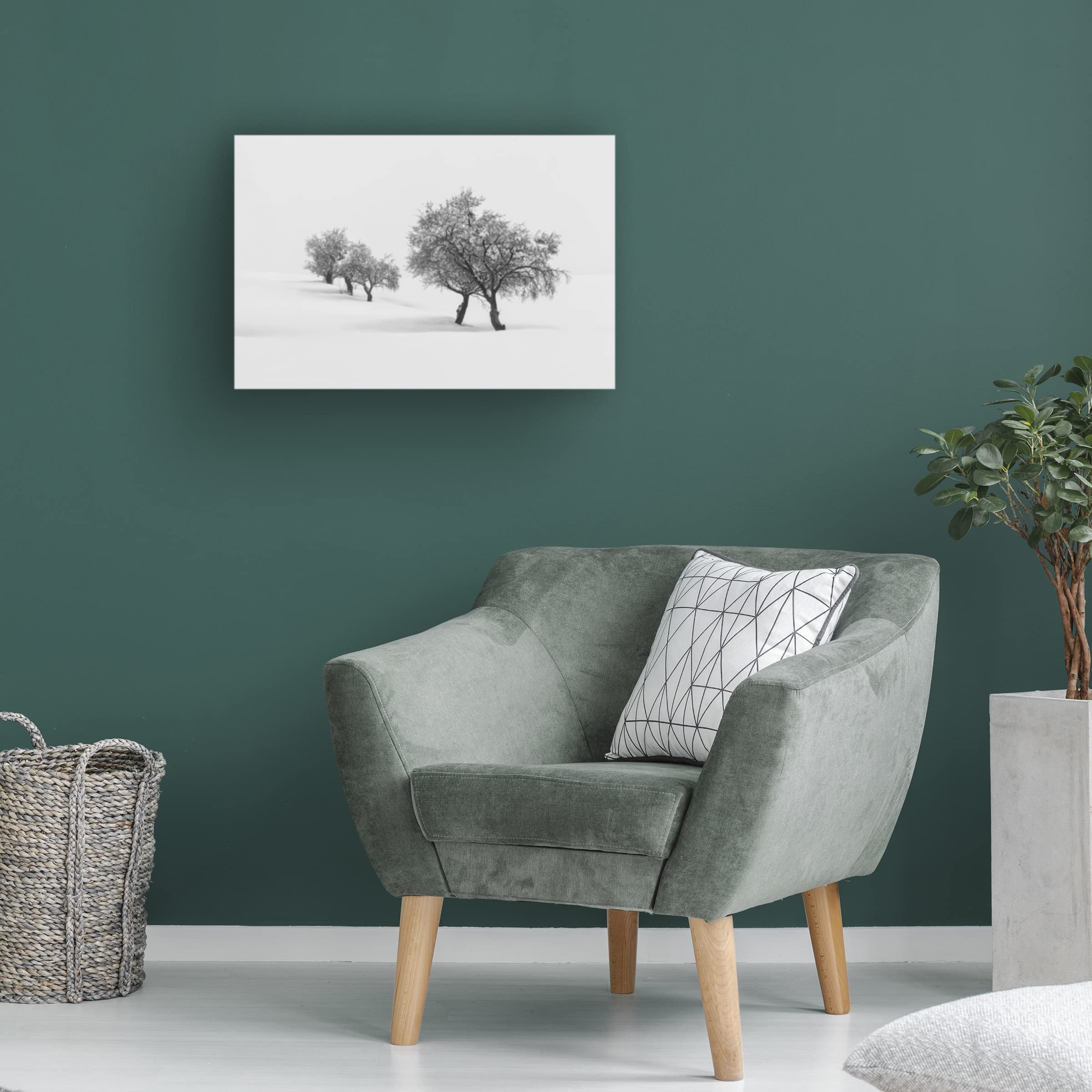 Trademark Fine Art 'White Carpet 2' Canvas Wall Art Painting by Antonio Carrillo Lopez - Perfect for Living Room, Bedroom & Office Decor