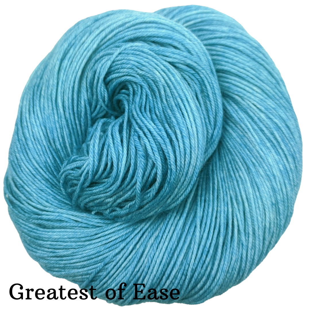 Knitcircus Yarns - Hand-Dyed Blue Agave Semi-Solid Yarn Skeins | Custom Kettle Dyed to Order | Perfect for Knitting, Crochet & Fiber Arts Projects