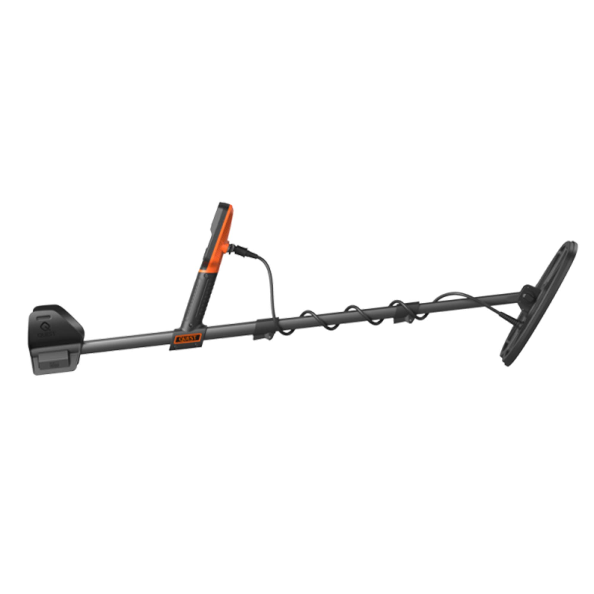 Quest Q30+ Metal Detector with Wireless Headphones & RaptorX TurboD 9x11 Coil - Professional Treasure Hunting for Beaches, Parks & Gold Prospecting