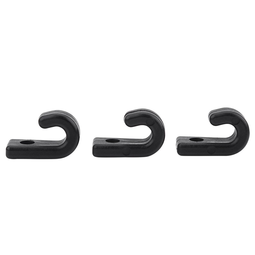 25pcs Kayak J Hooks - Heavy Duty Nylon Lashing Hooks for Canoe & Boat Repair, Kayak Bungee Tie Down Hooks - Perfect for Kayak Fishing Accessories and Watercraft Storage (Ideal for Garage, Dock, and Outdoor Use)