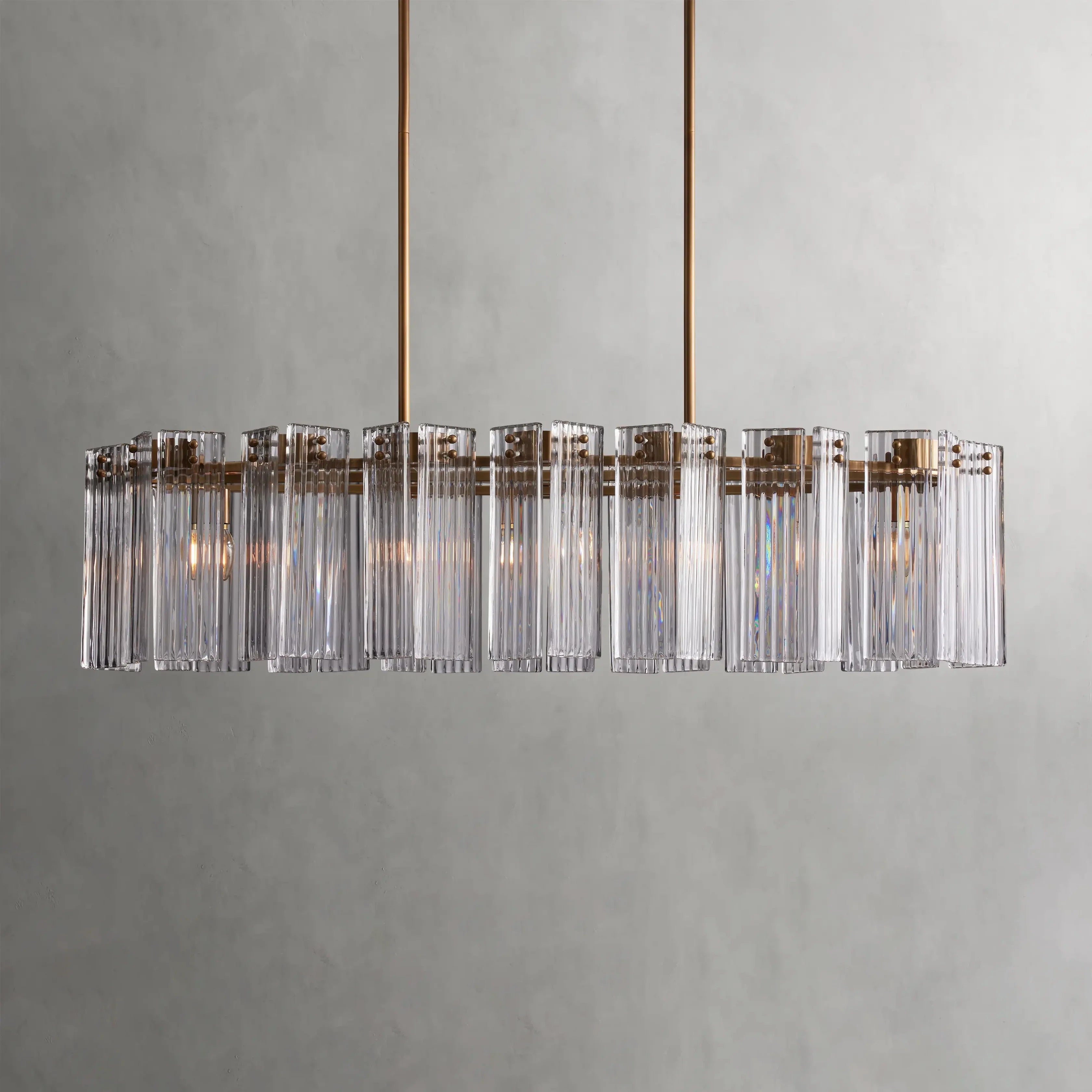 Delsie Oval Crystal Chandelier - 51