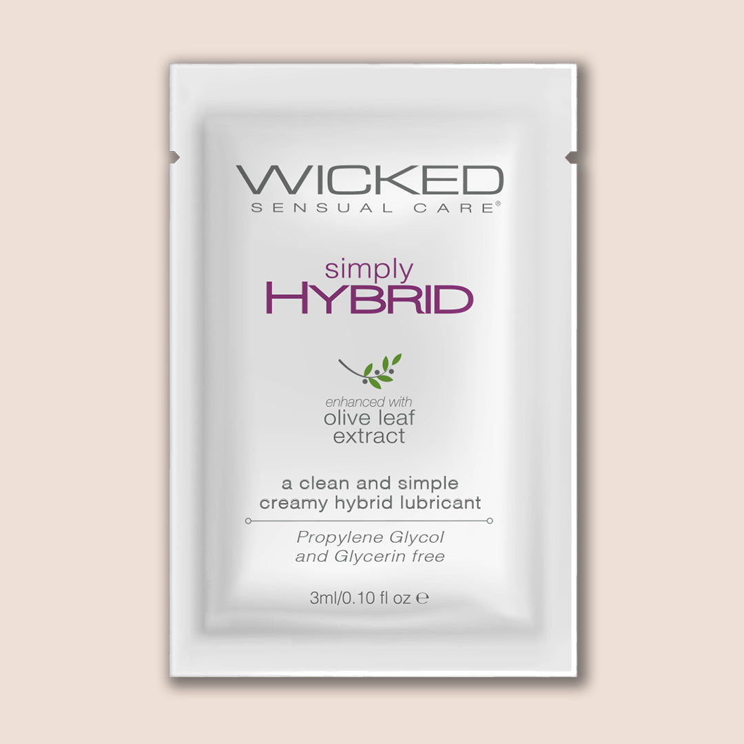Wicked Simply Hybrid Jelle | Water-Based & Silicone Lubricant for Enhanced Comfort & Long-Lasting Pleasure | Perfect for Couples & Solo Play