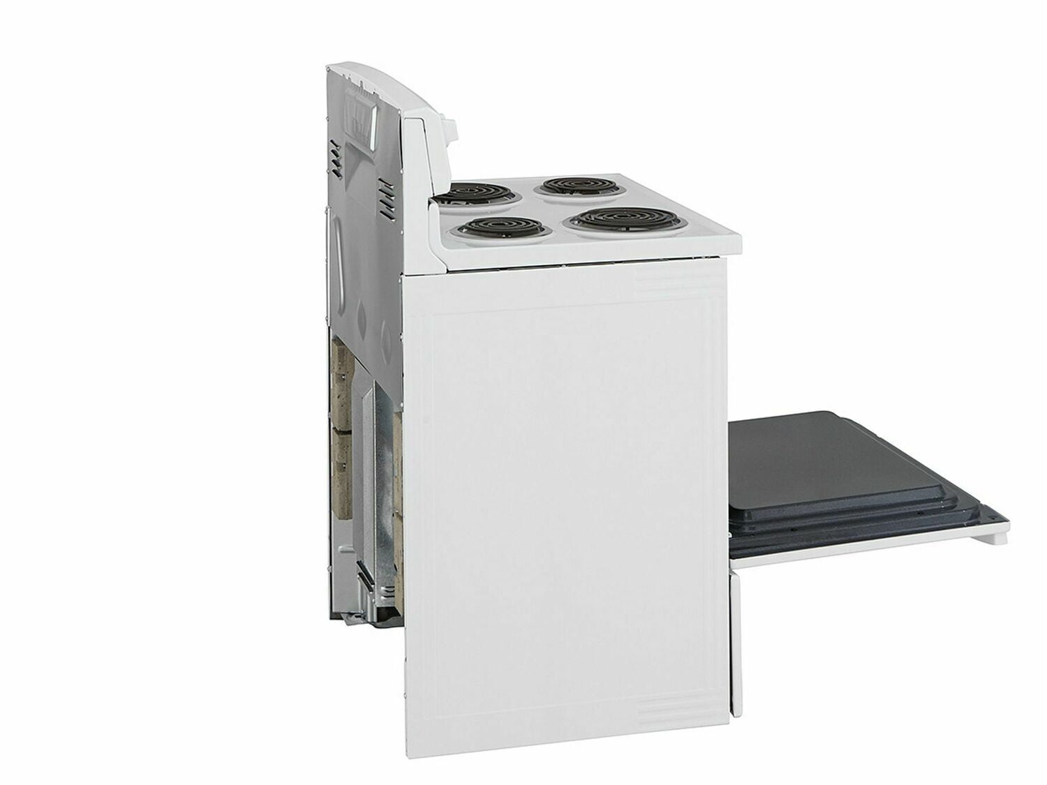 Amana ACR2303MFW 30 Inch Electric Range with Warm Hold - White | Freestanding Stove with Convection Oven & Self-Cleaning | Perfect for Home Kitchen, Apartment Cooking & Small Spaces