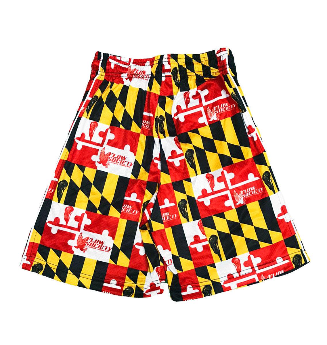Men's Maryland Attack Short - Lightweight & Breathable Athletic Shorts for Running, Gym Workouts & Casual Wear