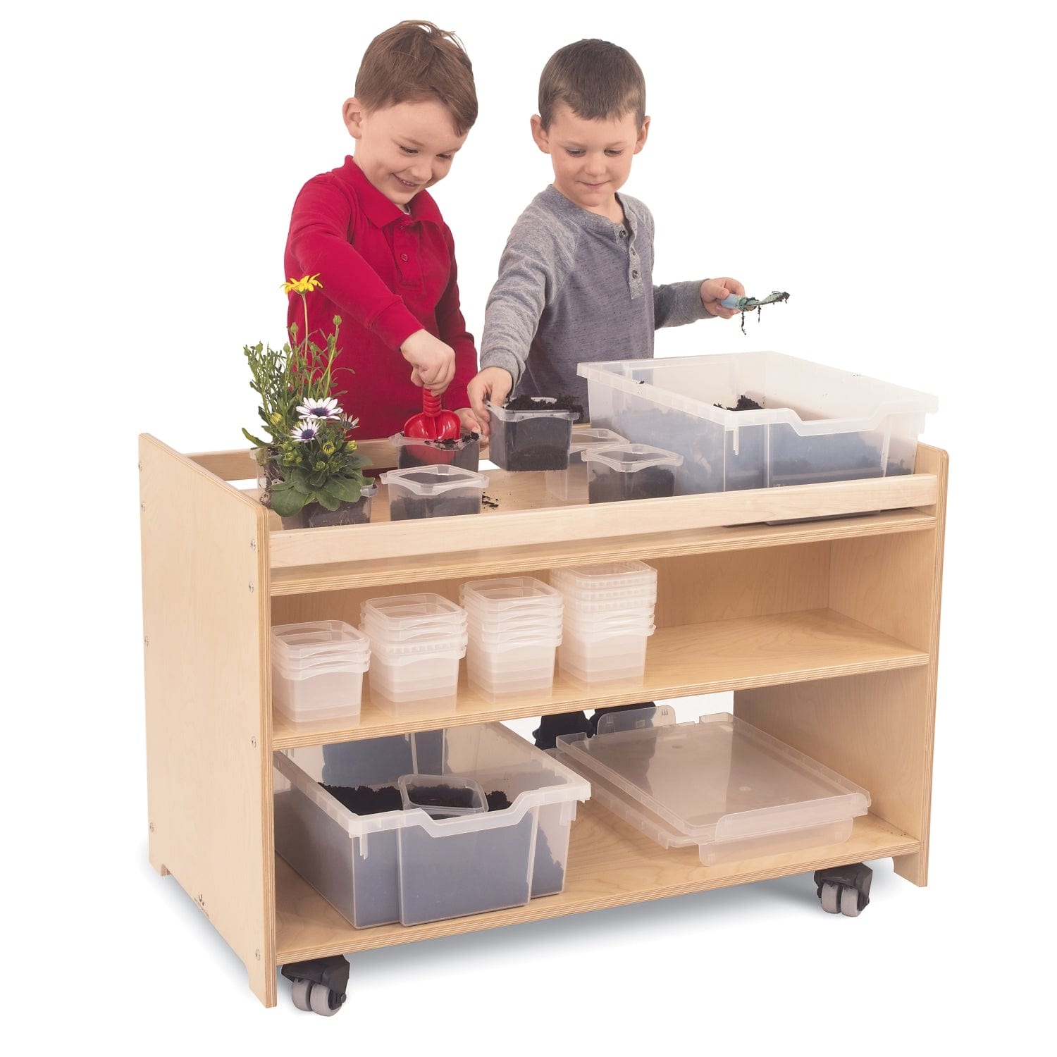 Portable Garden Center - Indoor & Outdoor Mobile Plant Stand for Home, Office, and Patio Gardening