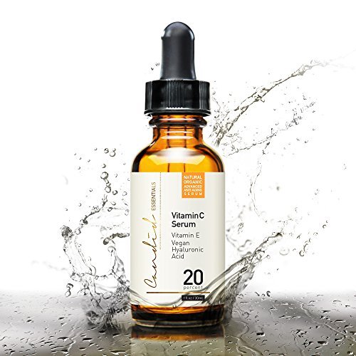 Best Organic Vitamin C Serum for Face & Eyes - 20% Potency with Vitamin E, Hyaluronic & Ferulic Acid - Brightens Skin, Reduces Wrinkles & Discoloration - Anti-Aging Skincare for Radiant Complexion | Perfect for Daily Glow Routine & Nighttime Skin Repair