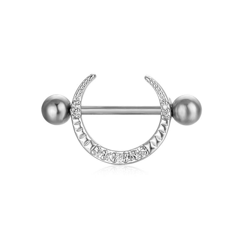 Fashionable Stainless Steel Nipple Rings - Body Piercing Jewelry for Women & Men - Perfect for Belly Button, Nose, Lip and Ear Piercings - Great for Parties, Clubs and Everyday Wear