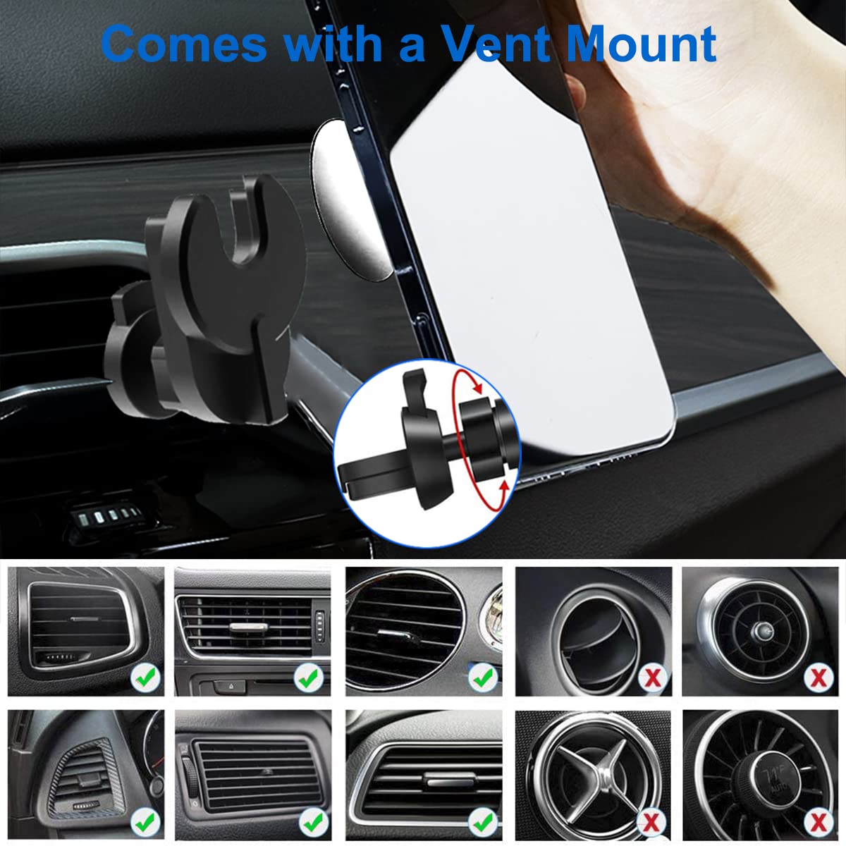 Pop Socket Car Phone Holder - Flexible Gooseneck Cup Holder Mount Compatible with iPhone, Samsung & All Smartphones - Perfect for Hands-Free Driving, GPS Navigation & Road Trips