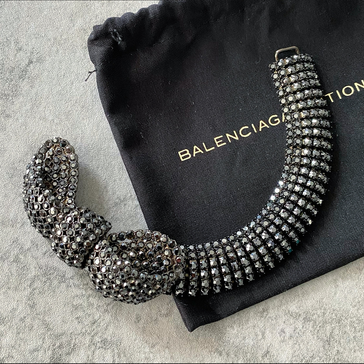 Balenciaga Editions Winter 1967 Rhinestone Bow Bracelet - Elegant Vintage Jewelry for Women | Perfect for Parties, Weddings & Special Occasions