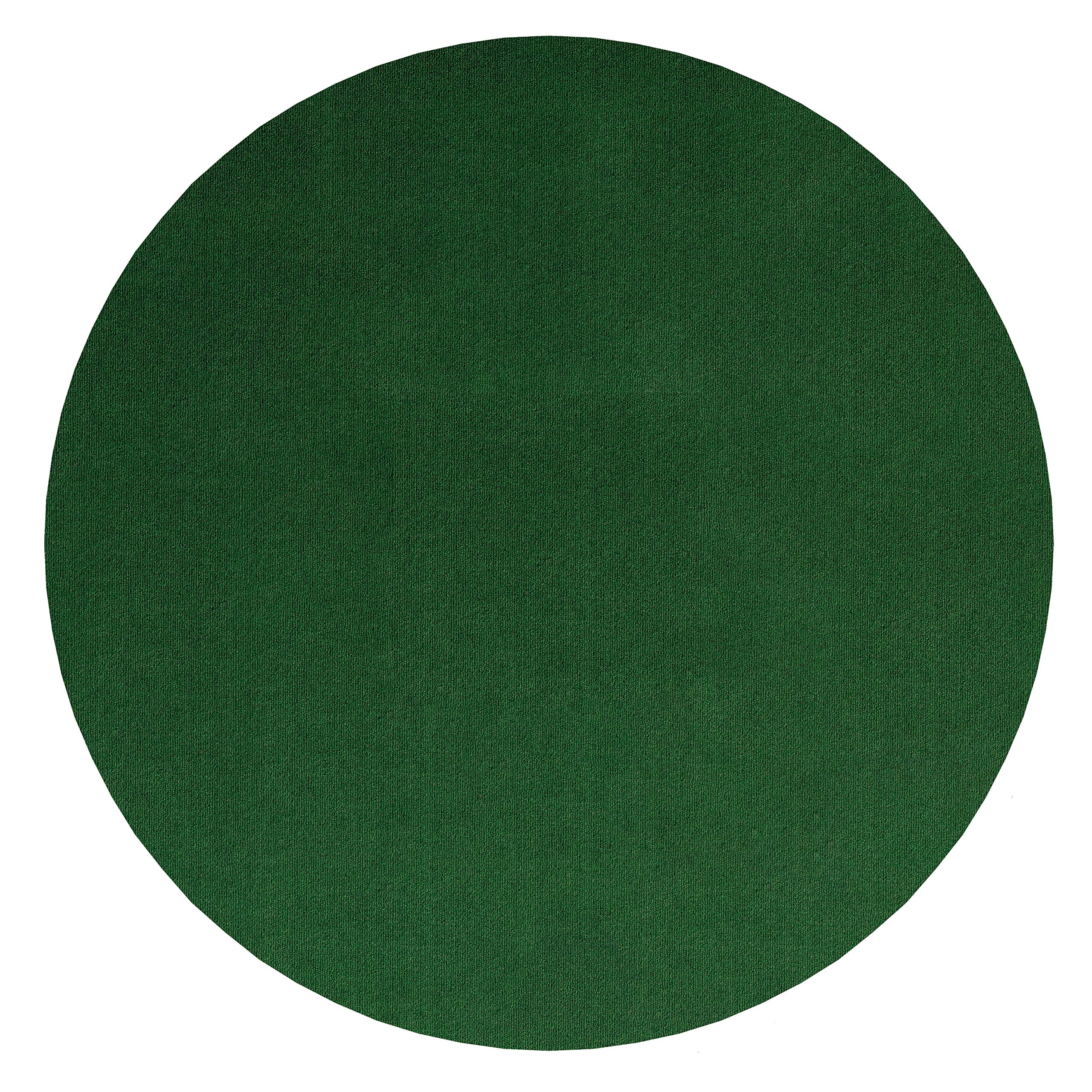 KOECKRITZ 10' Round Heather Green Indoor/Outdoor Rug - Eco-Friendly PET Fiber Made from 100% Recycled Plastic Bottles - Durable & Stain-Resistant for Patio, Deck, Living Room & Bedroom