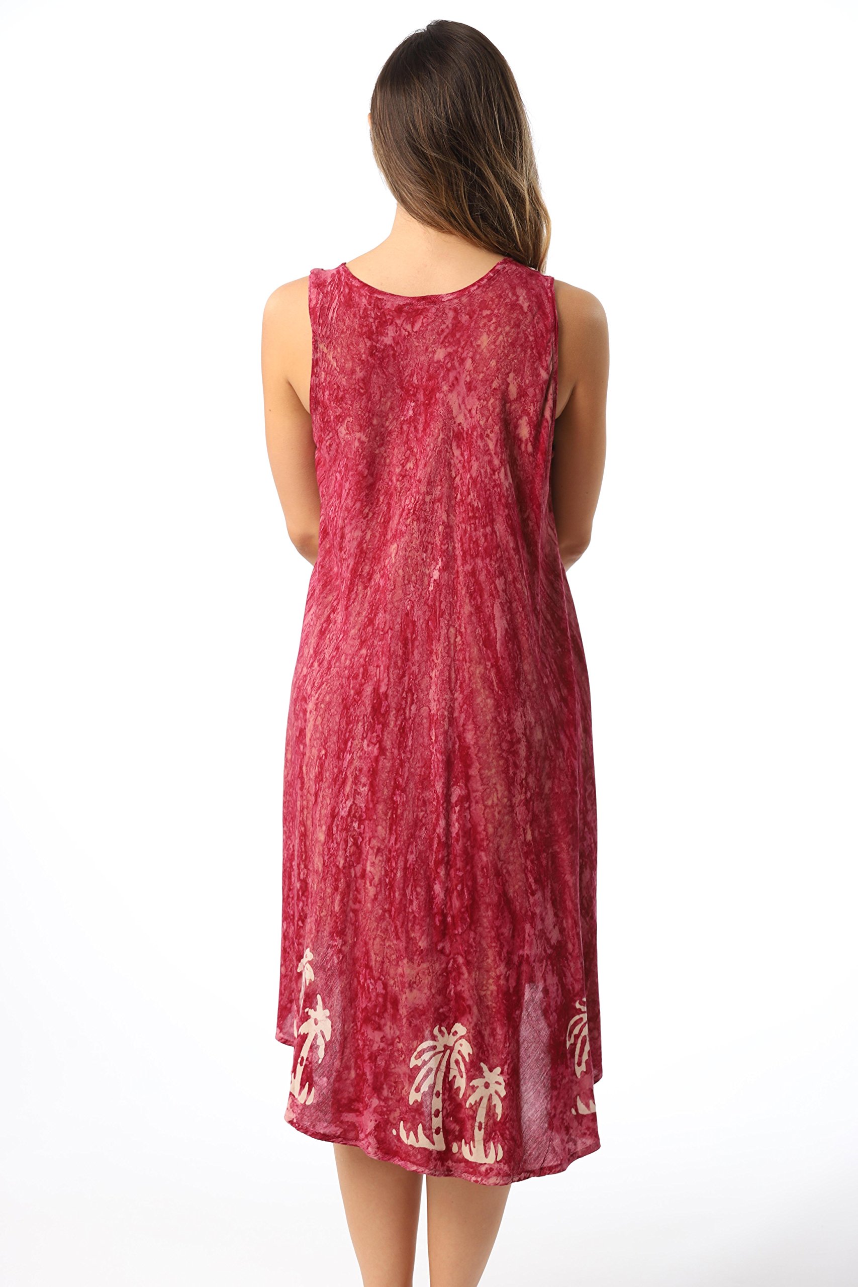Riviera Sun Batik Marble Tie Dye Summer Dress - Beach Cover Up for Women | Perfect for Vacation, Pool Party & Boho Fashion