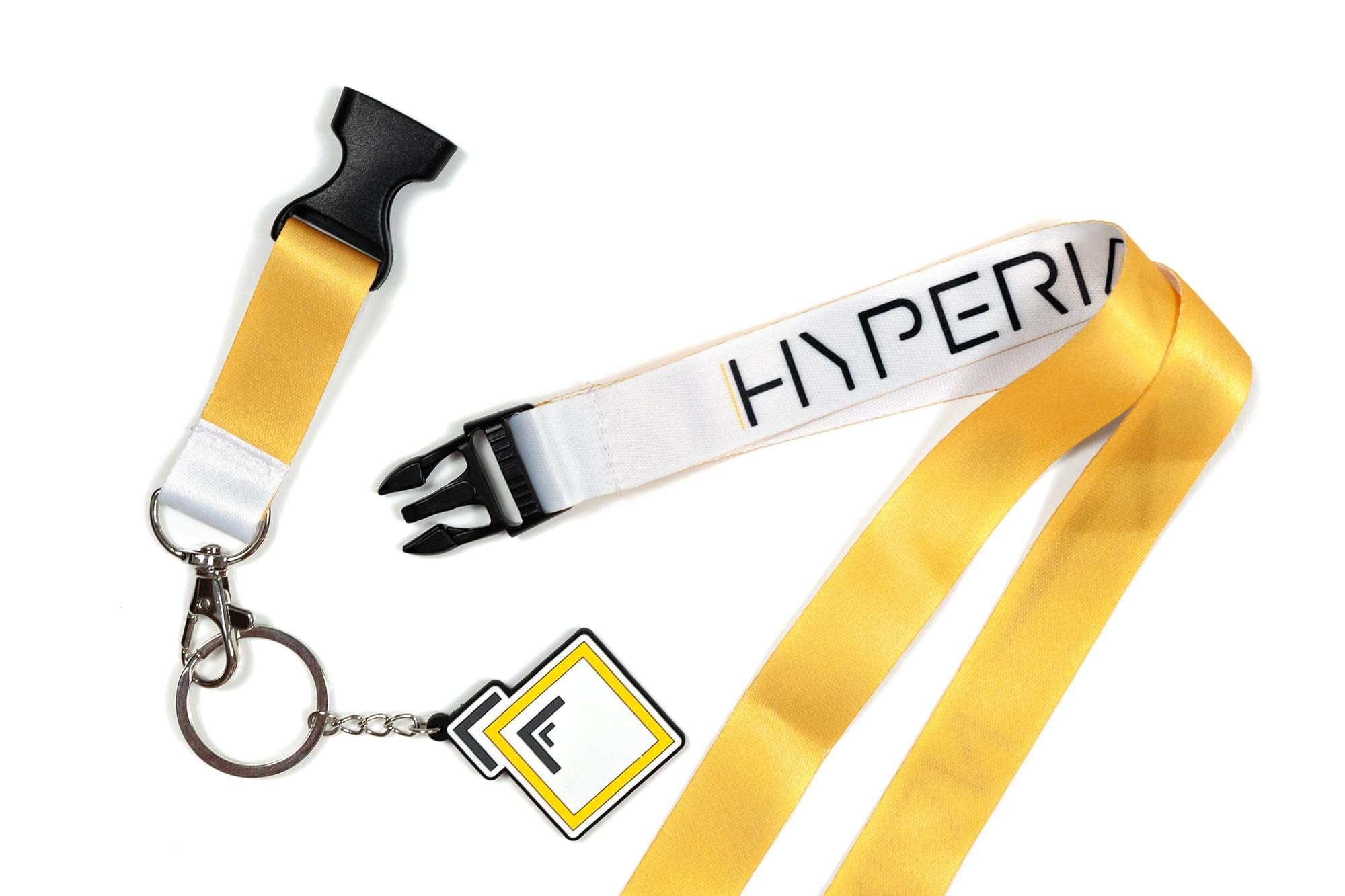 Borderlands 3 Hyperion Breakaway Lanyard with Detachable Keychain - Gaming ID Badge Holder & Collectible Key Ring - Perfect for Gamers, Conventions, and Work Security Badges - Official Borderlands Merchandise by Just Funky