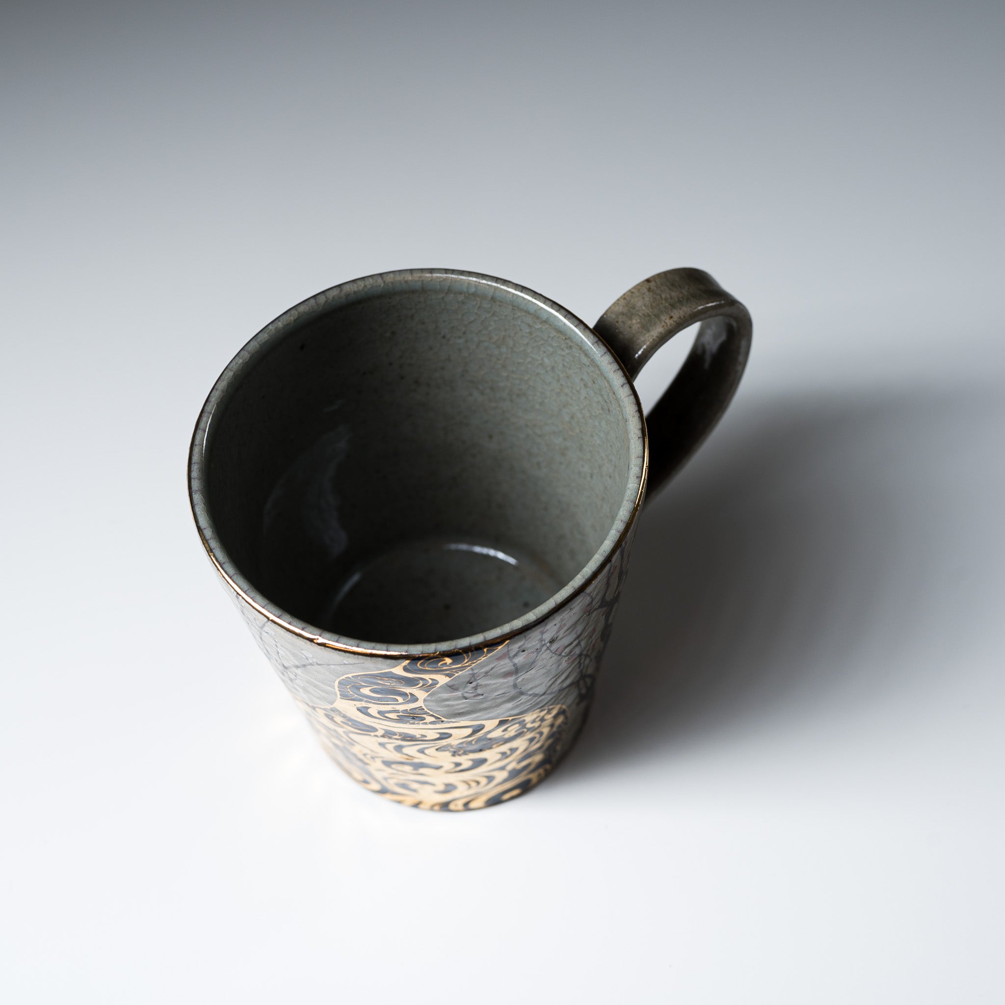 Authentic Kutani Ware Japanese Ceramic Mug Cup - Kōrin Plum Design | Handcrafted in Japan | Perfect for Tea, Coffee & Home Decor