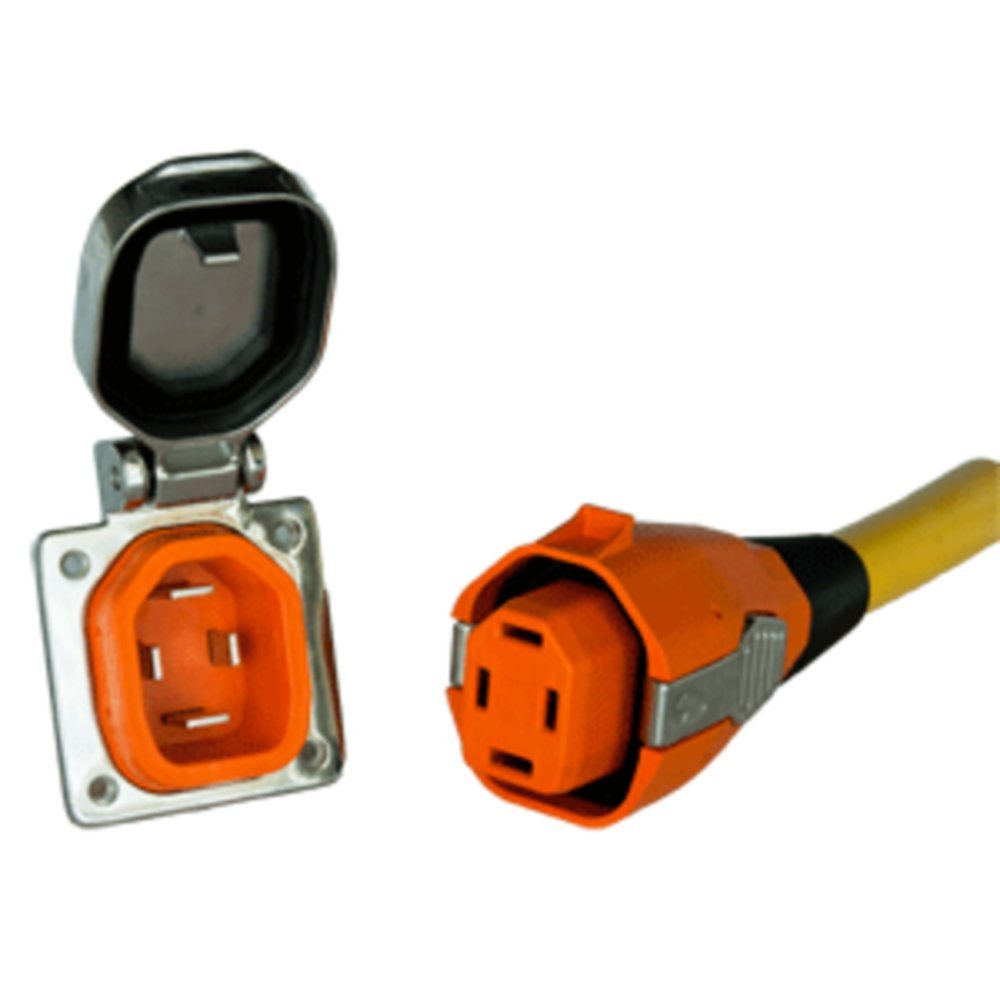 SmartPlug B50ASSY 50 Amp 125V/250V Marine Shore Power Inlet & Connector - Waterproof Boat RV Camper Electrical Accessories for Safe Docking & Shore Power Connection